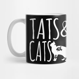 tats and cats cool design Mug